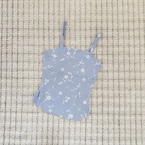 Abercrombie Kids Light Blue Floral Camisole